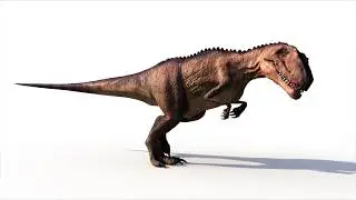 Dinosaur walkcycle