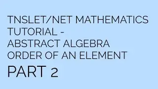 SYMMETRIC GROUP | POSSIBLE ORDER OF AN ELEMENT