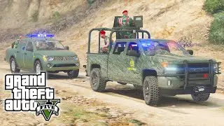Misi Patroli TNI-POLRI VS KKB Berbahaya! GTA 5 Mod Polisi Indonesia