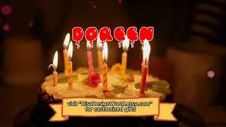Happy Birthday DOREEN   Happy Birthday Song   Birthday Wishes   Birthday Party