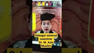 External examiner Dr. M. Azis Muslim di FIA UI