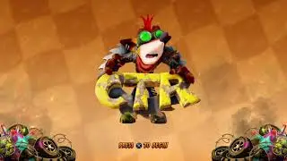 CTR NF: New main menu of the Rustland grand prix