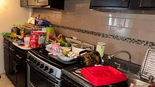 Limpieza en casa mientras mi esposa trabaja ❤️
