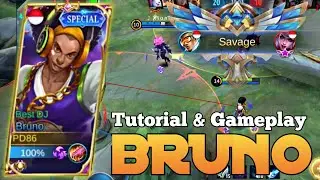 Tutorial Cara Pakai Bruno Terbaru 2021‼️ Tutorial Bruno Mobile Legend