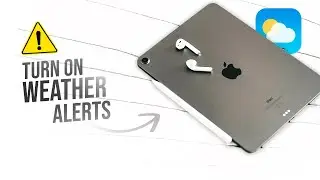 How to Turn On Weather Alerts on iPad (tutorial)