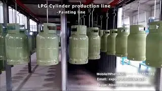 how to powder coating LPG tank