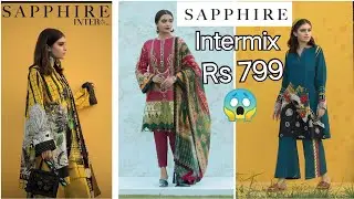 Sapphire Intermix Collection 2020 / Sapphire Winter Collection 2020 / Sapphire Unstitched #sapphire