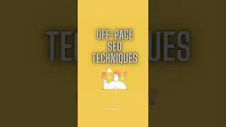 Off-Page SEO Techniques👆 #seo #offpageseo #digitalmarketing