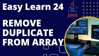 Remove Duplicate Element From Array | Java Programming | Remove Duplicate  From Array Java Program