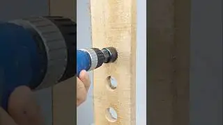 How to Use a Hole Saw Without Slipping #shorts #lifehacks #tips