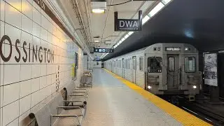 TTC Subway Train At Ossington Station