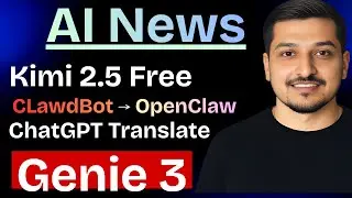 Huge AI News : Kimi K2.5 FREE , Google Genie 3 , CURSOR Agent Trace, Clawdbot Now OpenClaw