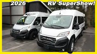 Автодома Roadtrek Play Tuff Slumber Pop Top и Westfalia Wave 2026 года представлены на выставке T...