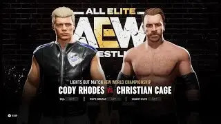 AEW Fight Forever - Cody Rhodes vs. Christian Cage (PS4)