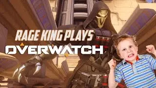 Raging 12 year old Russian plays OVERWATCH (Live Gameplay)
