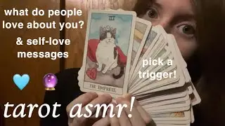 asmr tarot card reading! what makes you so lovable? 🥰 pick a trigger (lofi)