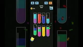 Water Color Sort Level 364 Gameplay | LevelUpX | #watercolor #shorts #level364 #watercolorsort #game