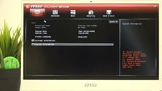 MSI Stealth 15M: How to Enable USB Mass Storage Driver Support in BIOS
