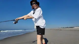 BBQの為に釣りしてたらソーセージが釣れたらしい
