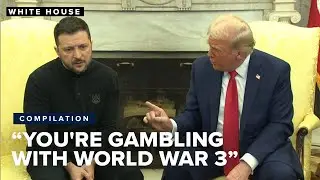 Heated argument between Trump, Zelenskyy, and Vance in White House exchange