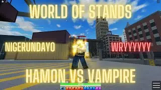 world of stands pvp Hamon vs Vampire