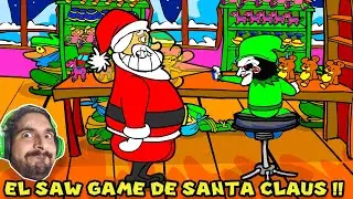 EL SAW GAME DE SANTA CLAUS !! - Santa Claus Saw Game con Pepe el Mago