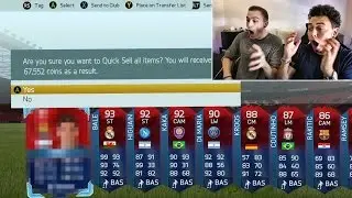OMFG I DISCARDED AN iMOTM!! HUGE iMOTM DISCARD GAME!! - FIFA 16 DISCARD PACKS!!
