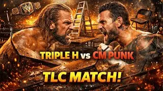 Triple H vs CM Punk  TLC MATCH | WWE 2K25 FULL MATCH