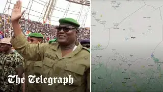Niger coup: Junta shuts airspace and hosts rally citing military intervention threat