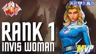 luci444 | Rank 1 Invisible Woman Gameplay | Season 3 | Marvel Rivals