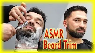 Asmr clipper beard trim ✨ asmr razor beard line up