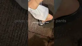 when you wear baggy pants in rain ||#shortsviral #shorts #rain