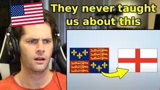 American Reacts to the Old English Flag