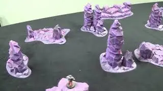 Basic Level Etsy Terrain - Craters, Rock Spires & Hills  - Titan Terrain