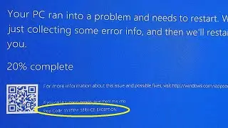Исправление: BSOD SYSTEM_SERVICE_EXCEPTION в Windows 10 (2020)