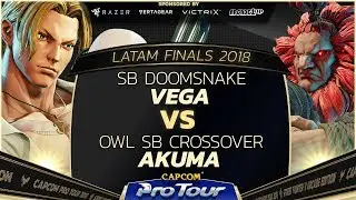 SB Doomsnake (Vega) vs OWL SB Crossover  (Akuma) - Versus Fighting Cup 2018 Winners Final - CPT 2018