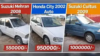 Honda city 2002 auto, suzuki cultus 2009 efi, suzuki mehran 2008 for sale / used cars