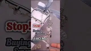 Перестаньте покупать дорогие заколки для волос 🤯✨ Попробуйте сделать это своими руками! #DIYHairC...