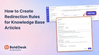 How to Create Redirection Rules for KB Articles