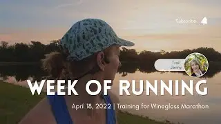 Weekly Running ReCap April 18, 2022. Training for the Wineglass Marathon!