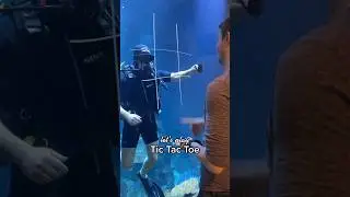 BEST OF-Videos Platz 1 🌟 Tic Tac Toe unter Wasser 🤿 #hausdesmeeres #tictactoe