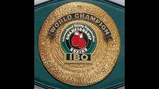 IBO International Boxing Organization belt ( Replica) , Ibrahim Sports for  championship belts