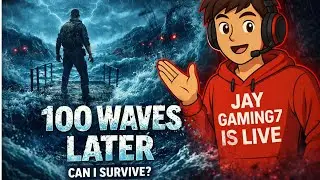 🔴 100 Waves Survive Kar Paya Kya? 😱 | Horror Survival Game #roblox #horror #gameplay #subscribe