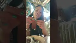 Eating raw fish 🐟😋 #islandgirl 
