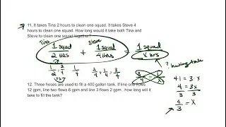 Firefighter Math Exam -If it takes Tina 2 hours to complete a task & takes Steve 4 hours...