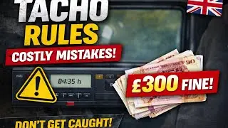 One small tacho mistake = a big fine 💷UKdrivers, don&rsquo;t get caught out.#HGV #Tacho #UKTrucking #DVSA