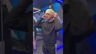Making a bandana with an old T-shirt