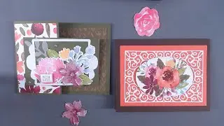 True Beauty Part 2 / Stampin'Up tutorial fancy fold, pop up and breathing on stamp technique