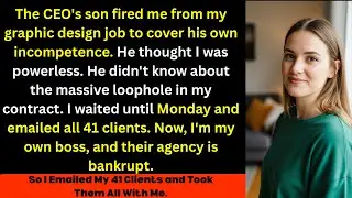 He Fired Me from the Job I Loved, Thinking I Was Replaceable. I Launched My Own Business and Took..