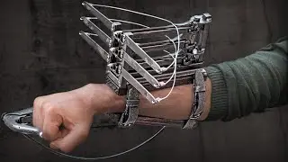 I Made A TRIPLE Arrow Wrist Crossbow And It Actually Works.
